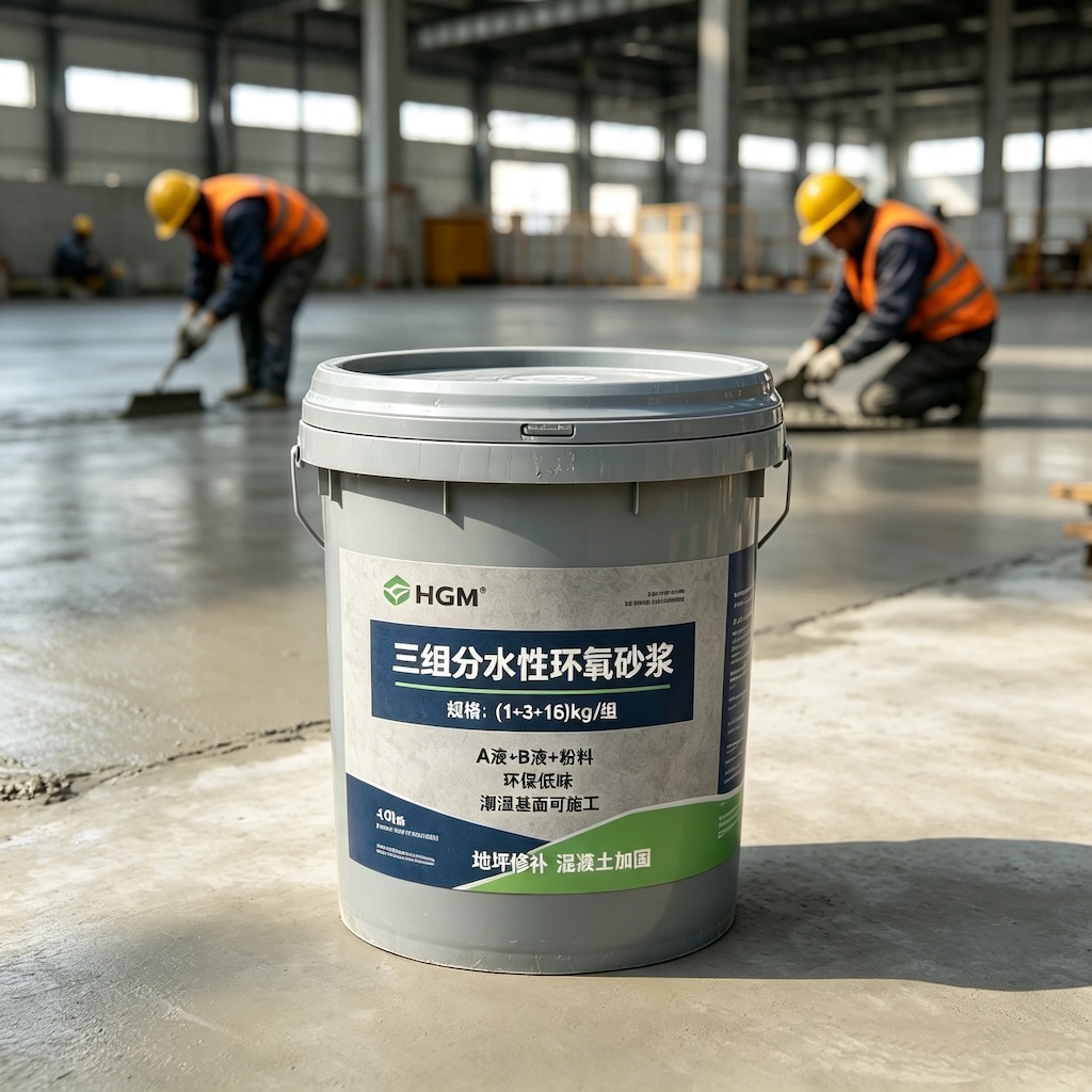 登封三组份水性环氧砂浆
